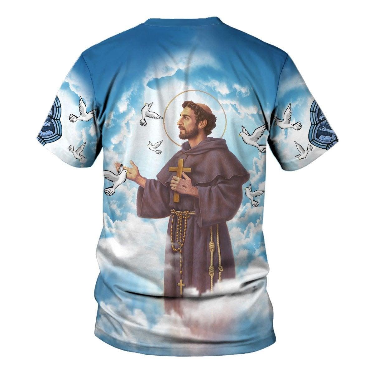 Saint Francis Of Assisi T-shirt - DucG