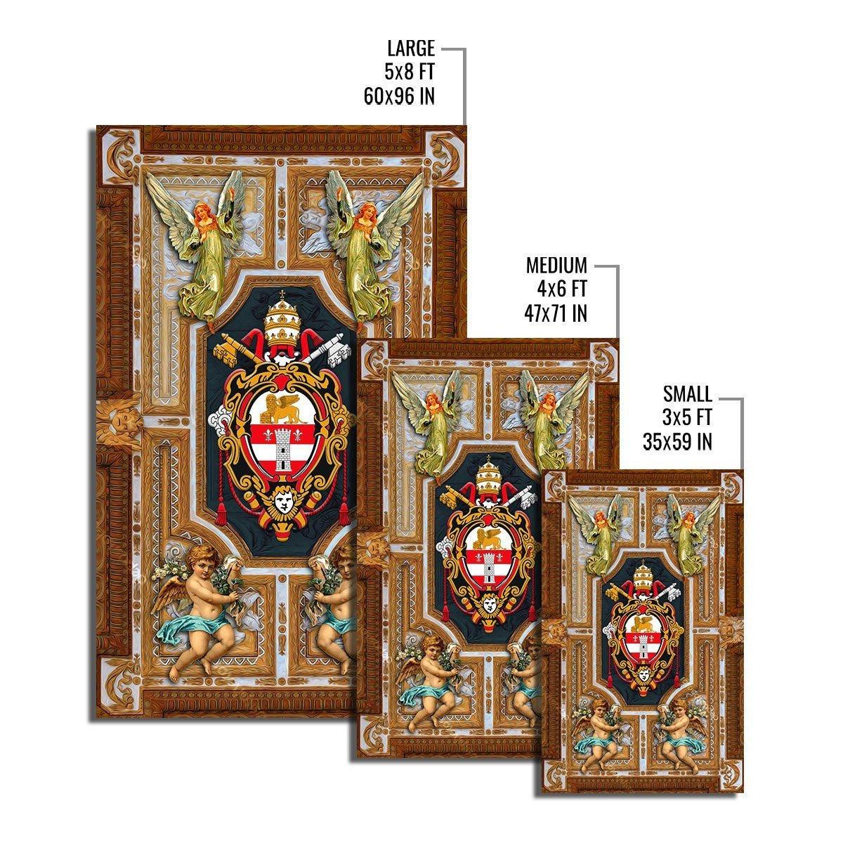 Saint John XXIII Coat of Arms Rug - DucG