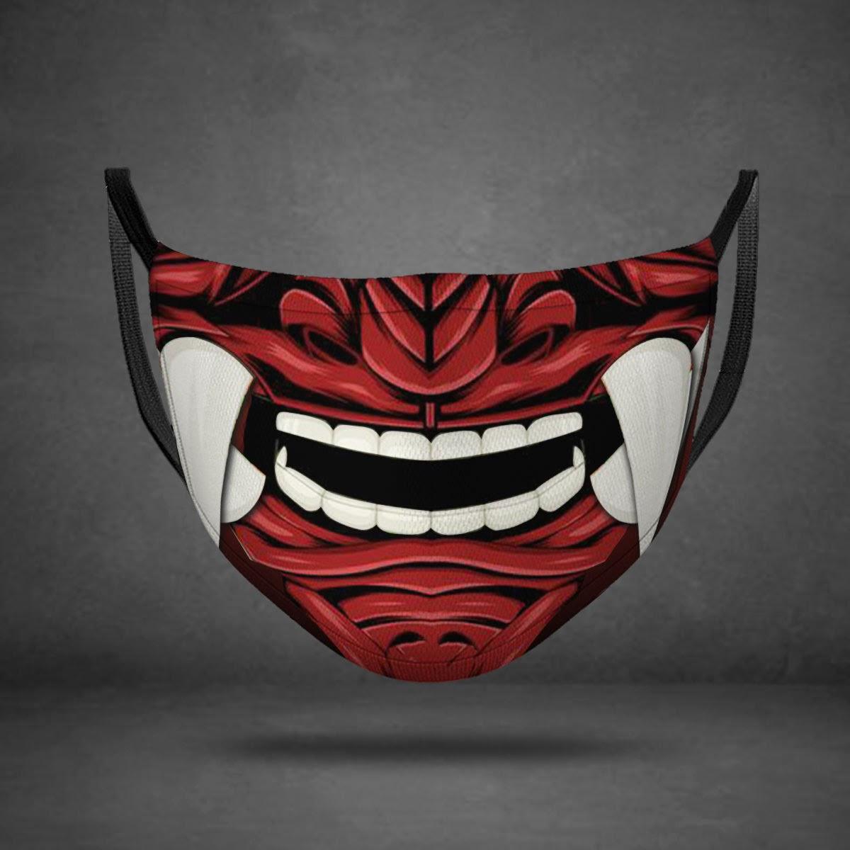 Samurai Assassin Demon Oni BB Gun Airsoft Face Mask - DucG