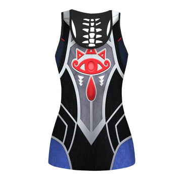 Sheik Zelda Attire Tank Tops & Leggings - CustomsPig.com