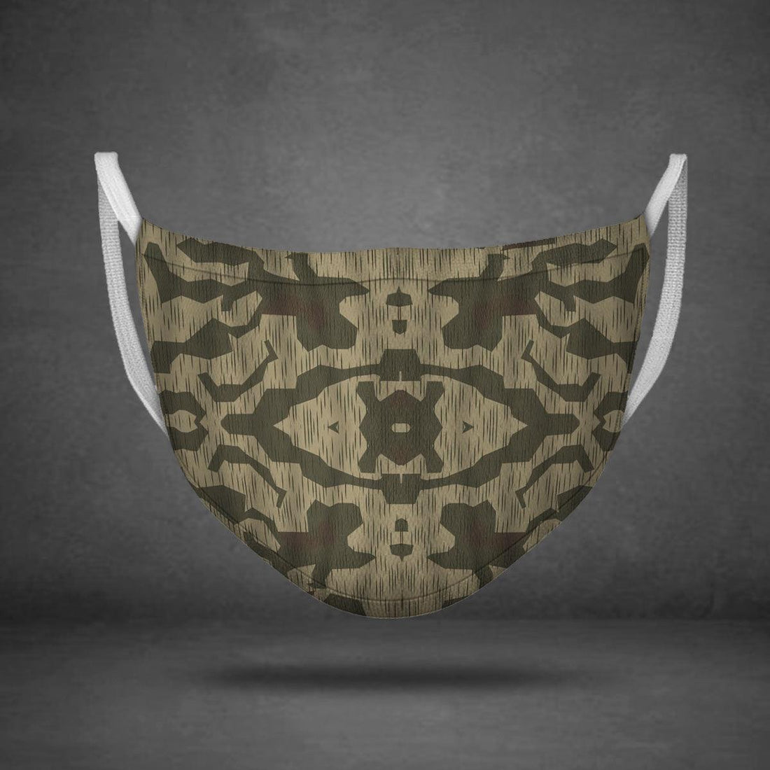Splinter B Luftwaffen-Splittertarnmuster German WWII Camo Patterns Face Mask - DucG