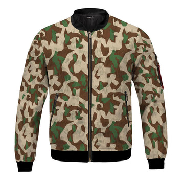 Splittertarnmuster Buntfarbenmuster Colour Pattern Bomber Jacket - DucG