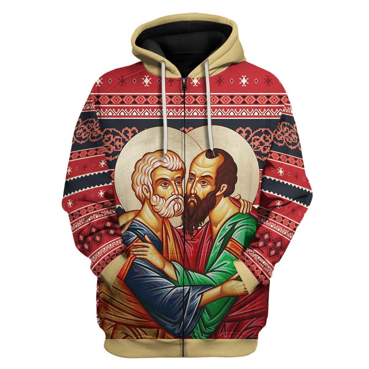St. Apostles Peter and Paul Hoodie - CustomsPig