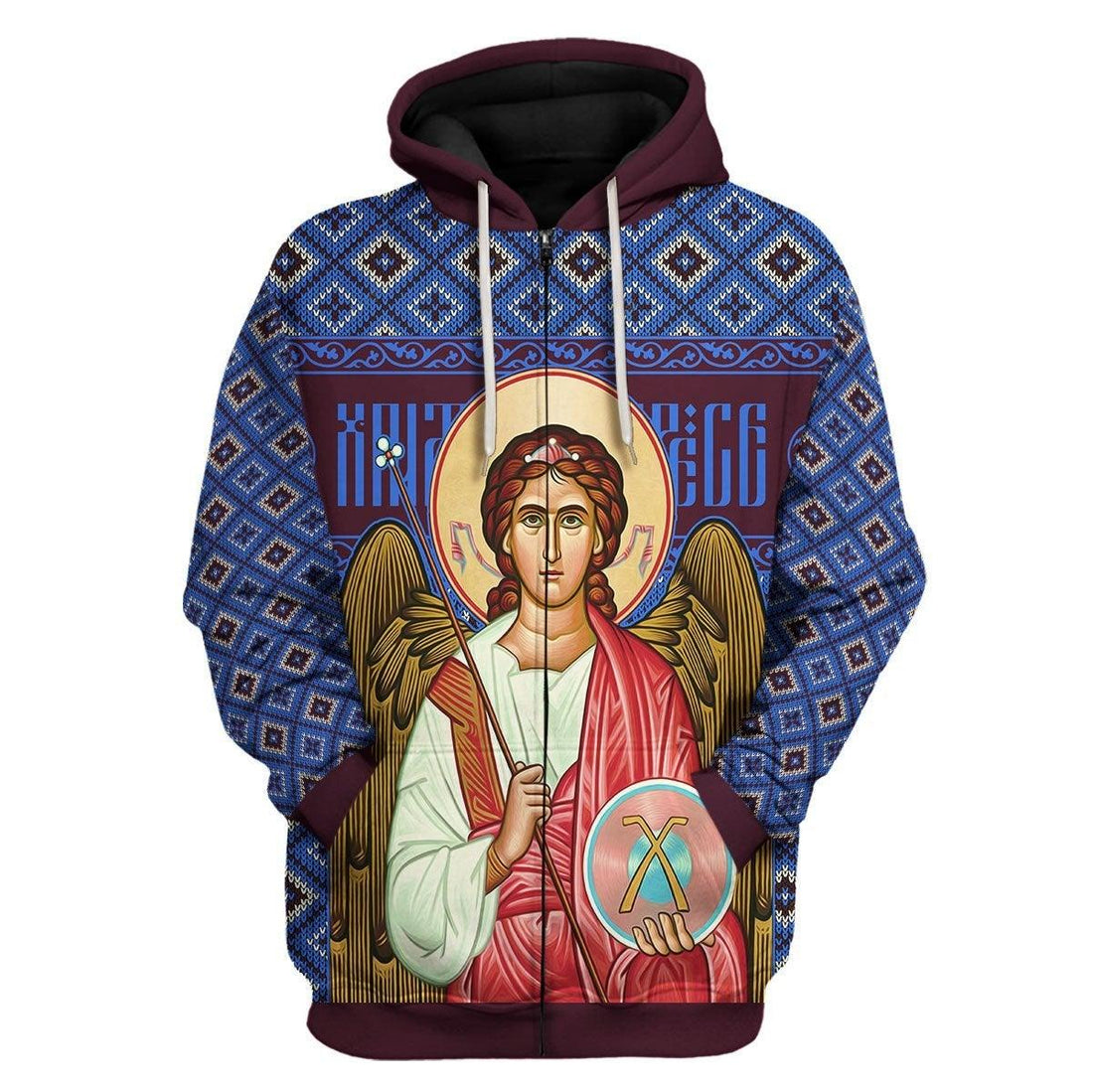 St. Archangel Michael Zip Hoodie - DucG