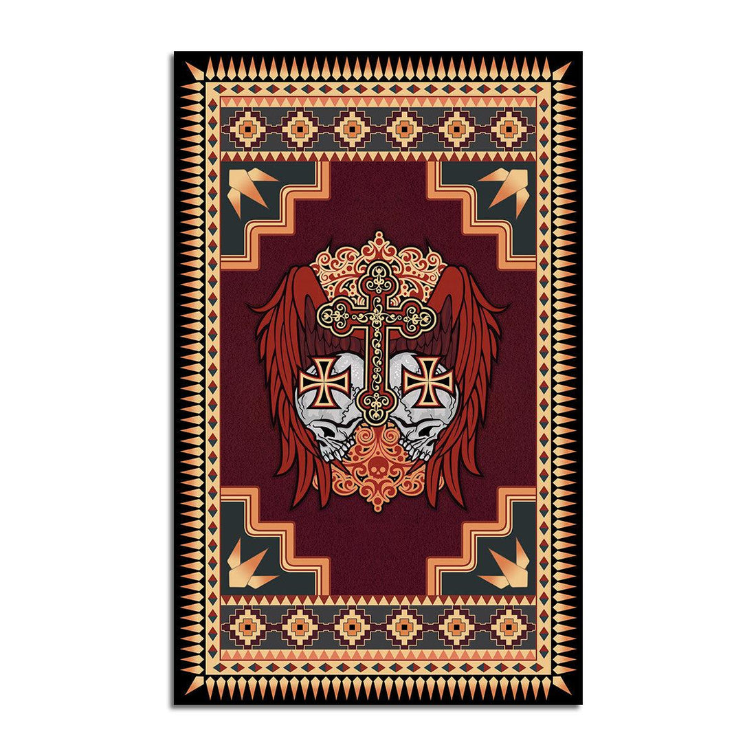 Sugar Skull Wings Rug - DucG