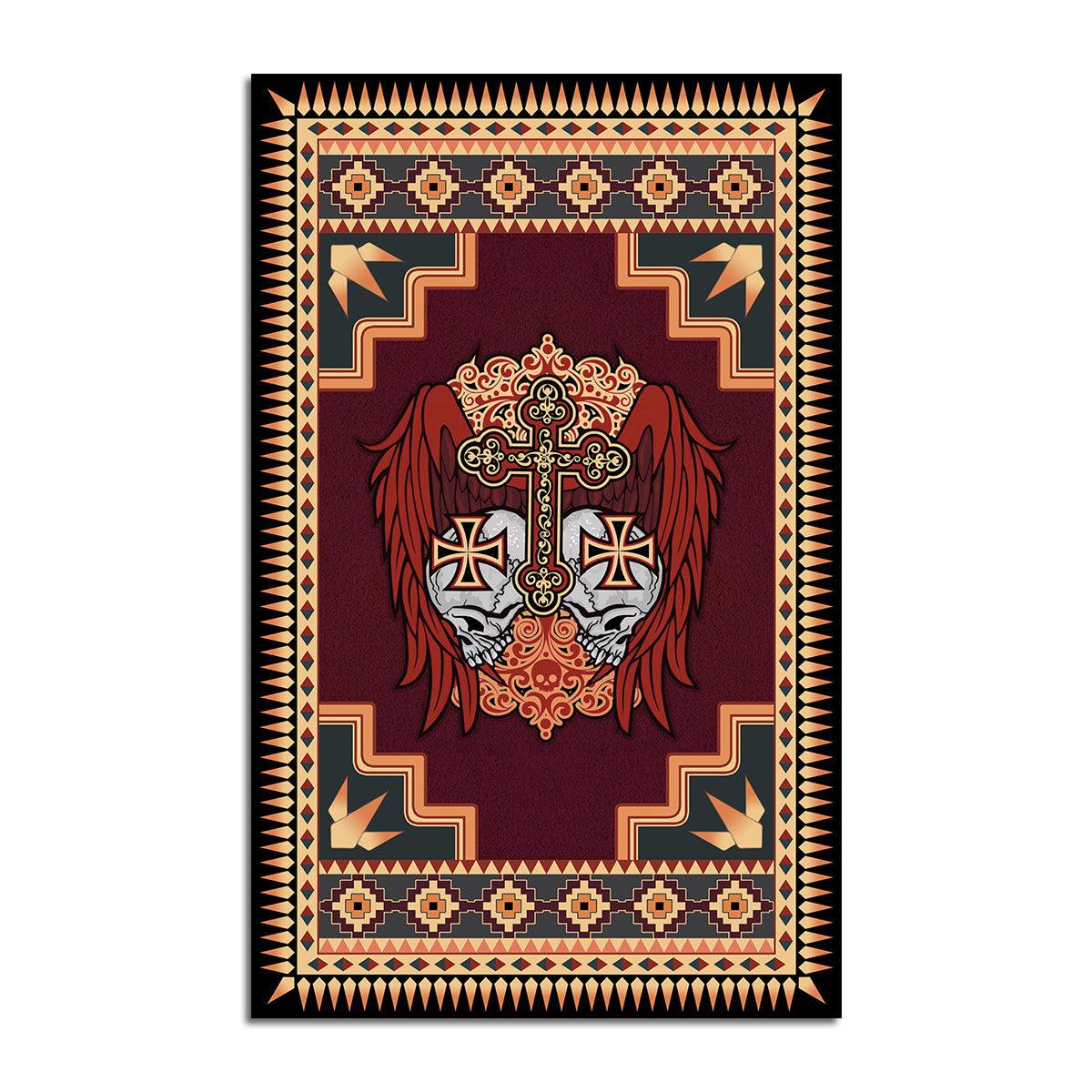 Sugar Skull Wings Rug - DucG