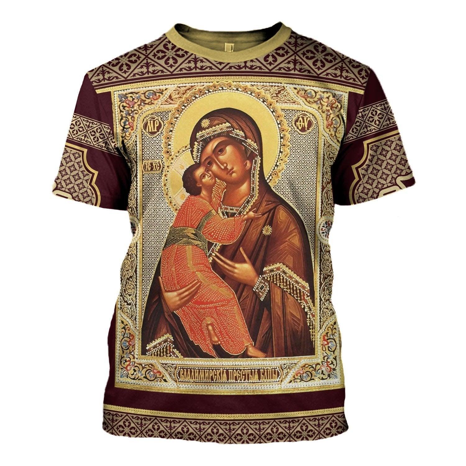 Sweatshirt Virgin Of Vladimir T-shirt - DucG