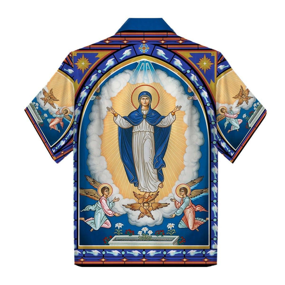 The Assumption of the Virgin Mary Icon Hawaiian Shirt - DucG