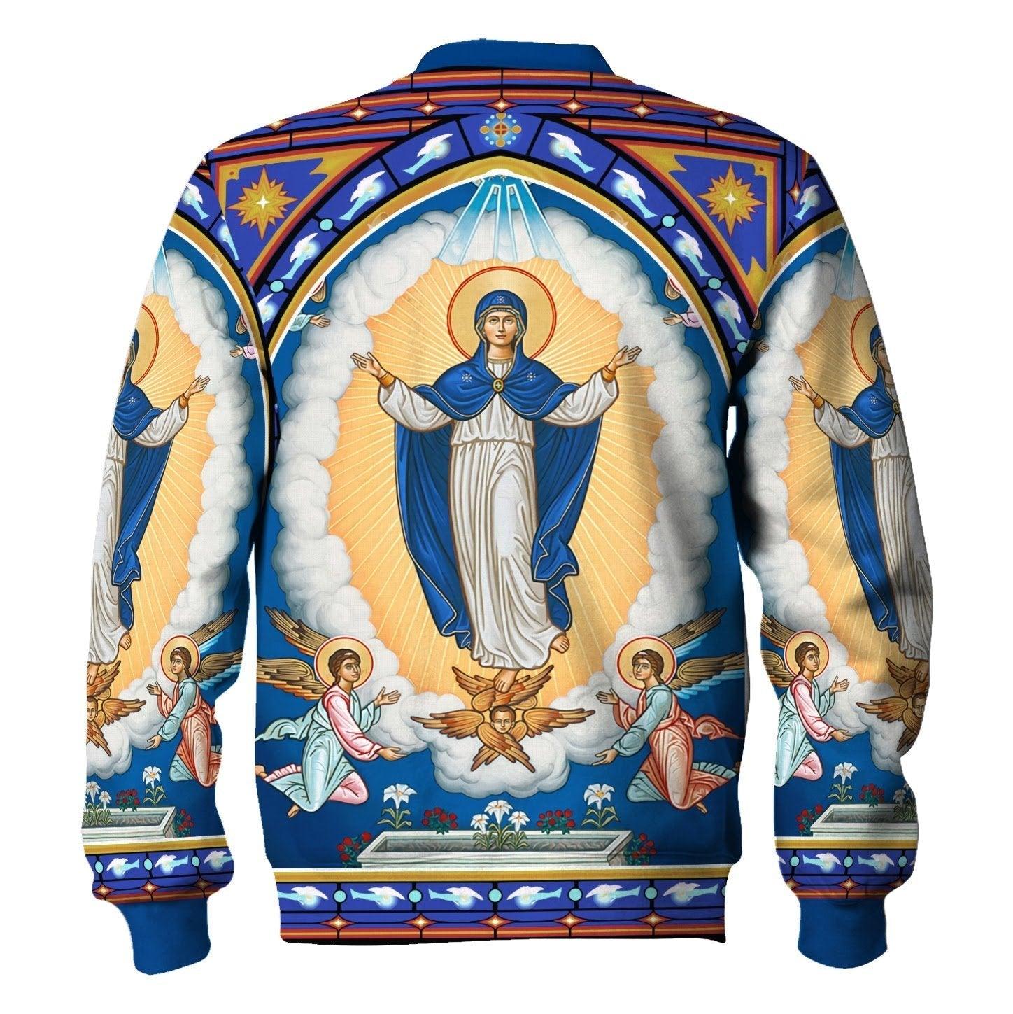 The Assumption of the Virgin Mary Icon Sweatshirt - CustomsPig