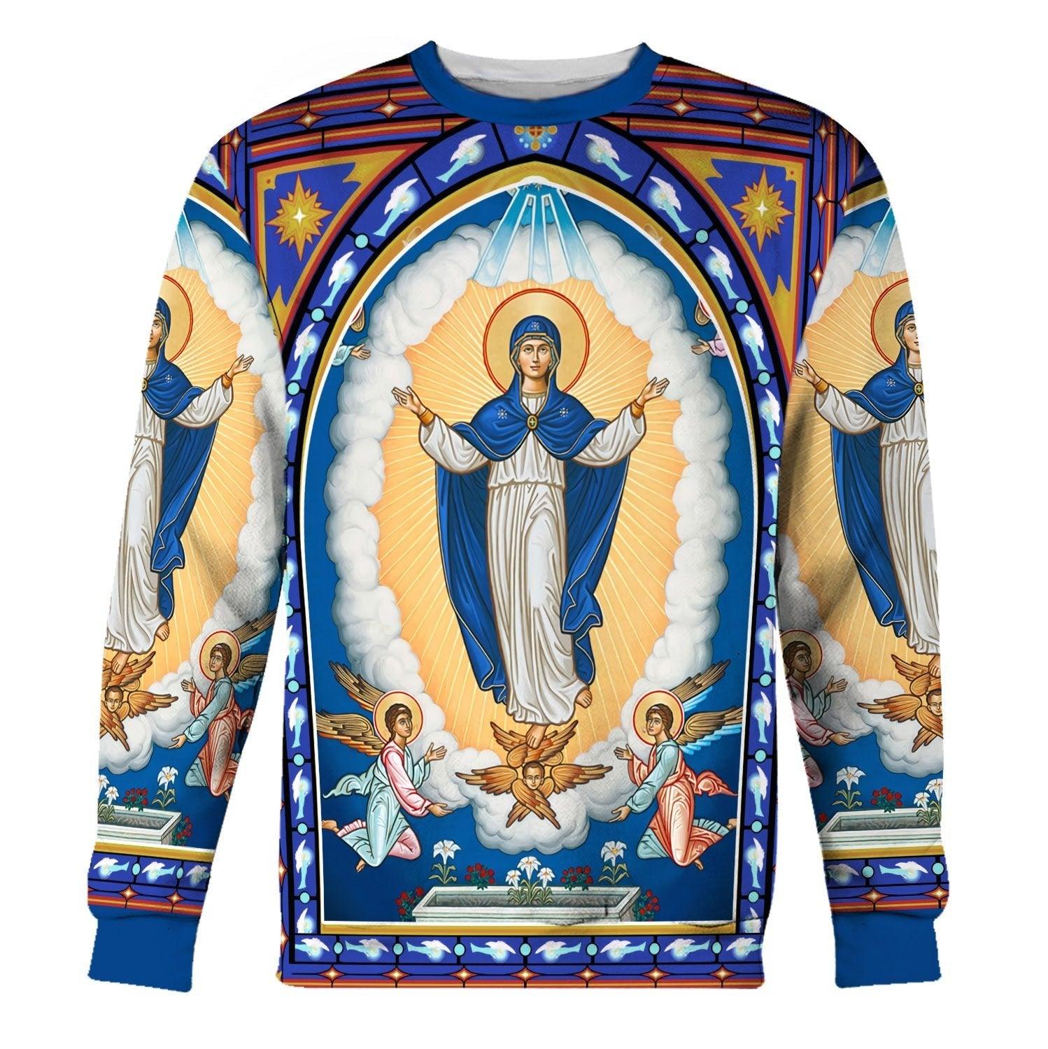 The Assumption of the Virgin Mary Icon Tops - CustomsPig