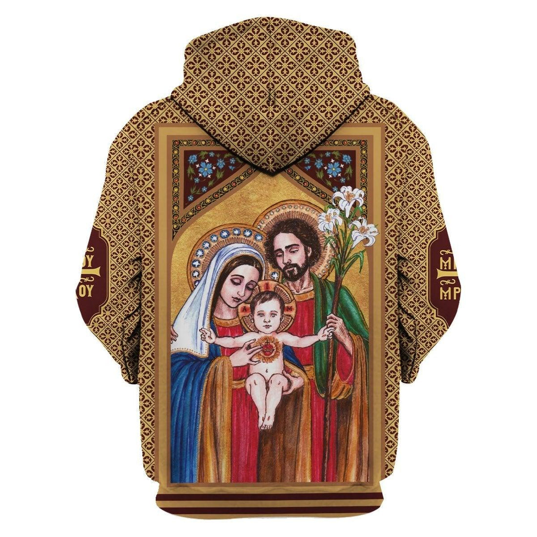 The Holy Family Zip Hoodie - CustomsPig