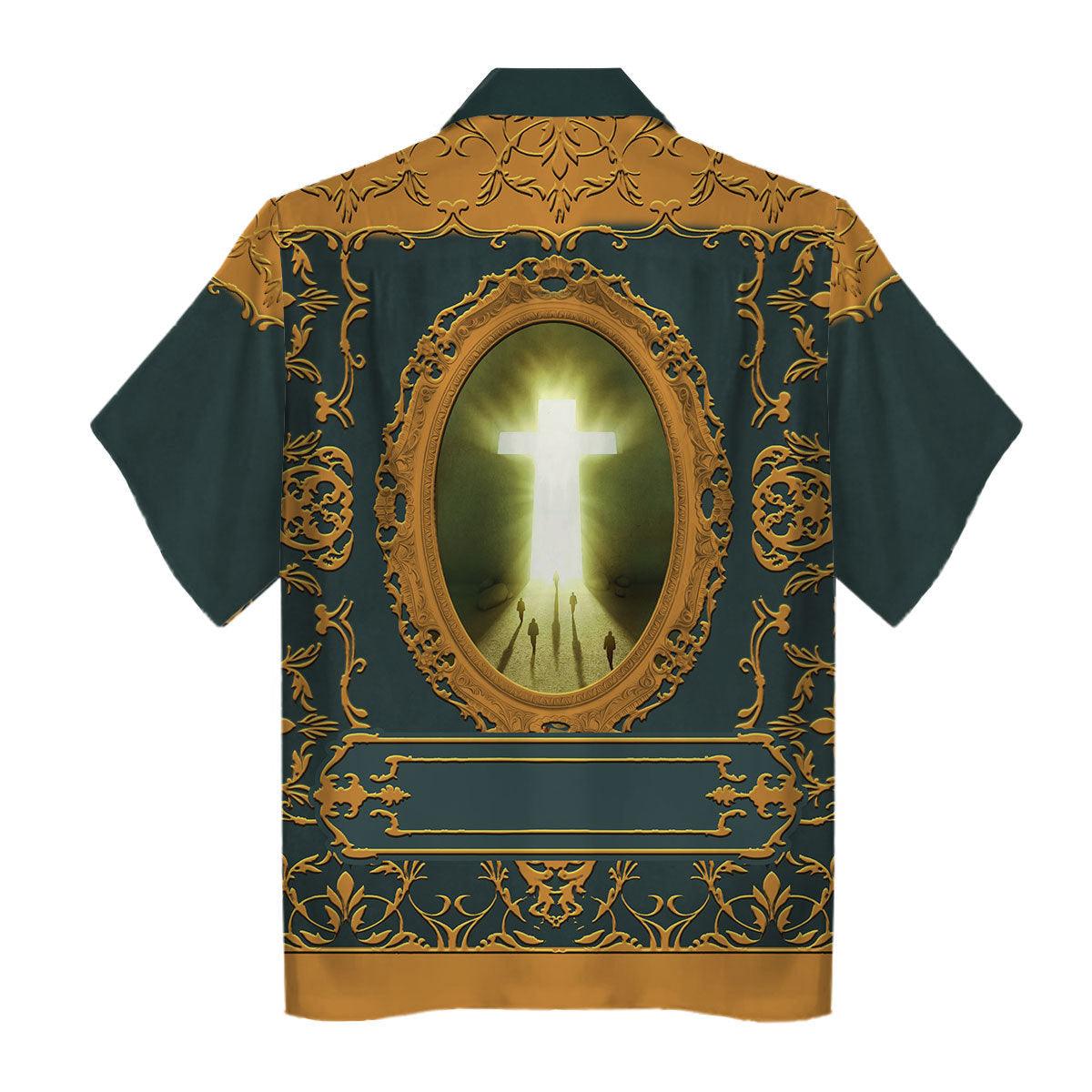 The Light Of Faith Jesus Christ Hawaiian Shirt -  CustomsPig.com