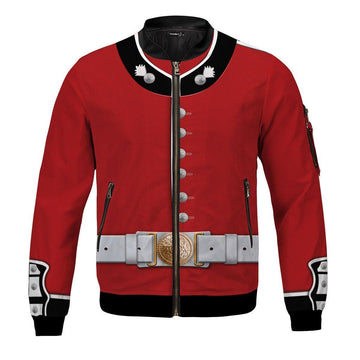 The Queen Guards Uniform United Kingdom Bomber Jacket - DucG