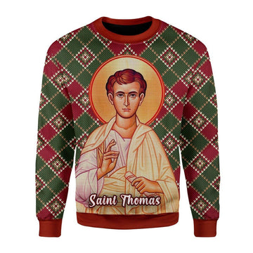 Thomas the Apostle Christmas Sweater - CustomsPig