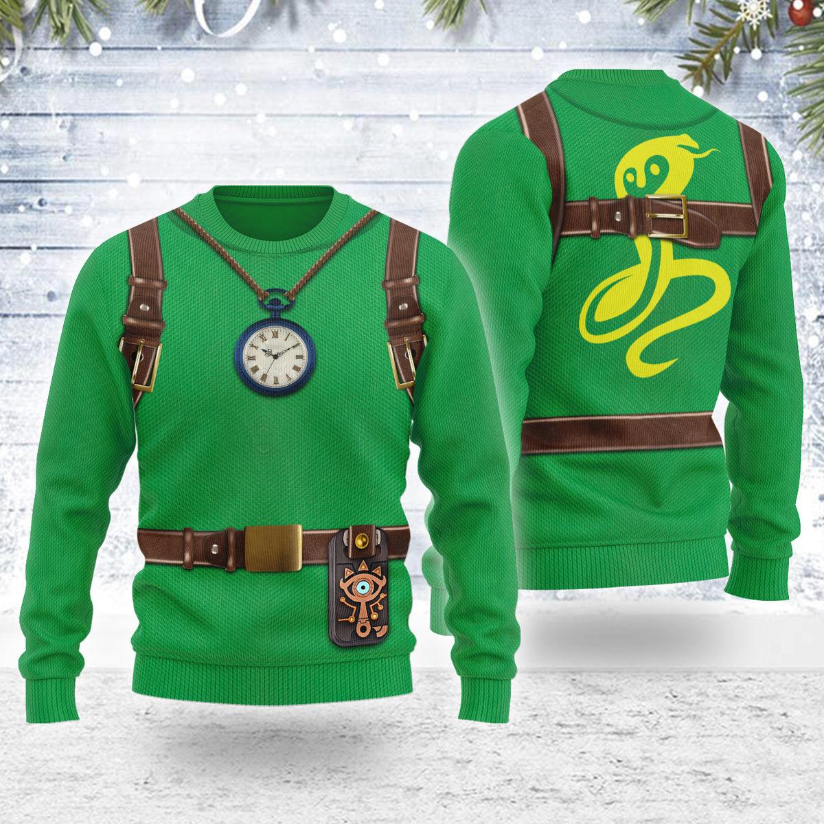 Tingle Themed Costume Unisex Christmas Wool Sweater - CustomsPig.com