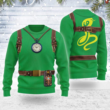 Tingle Themed Costume Unisex Christmas Wool Sweater - CustomsPig.com
