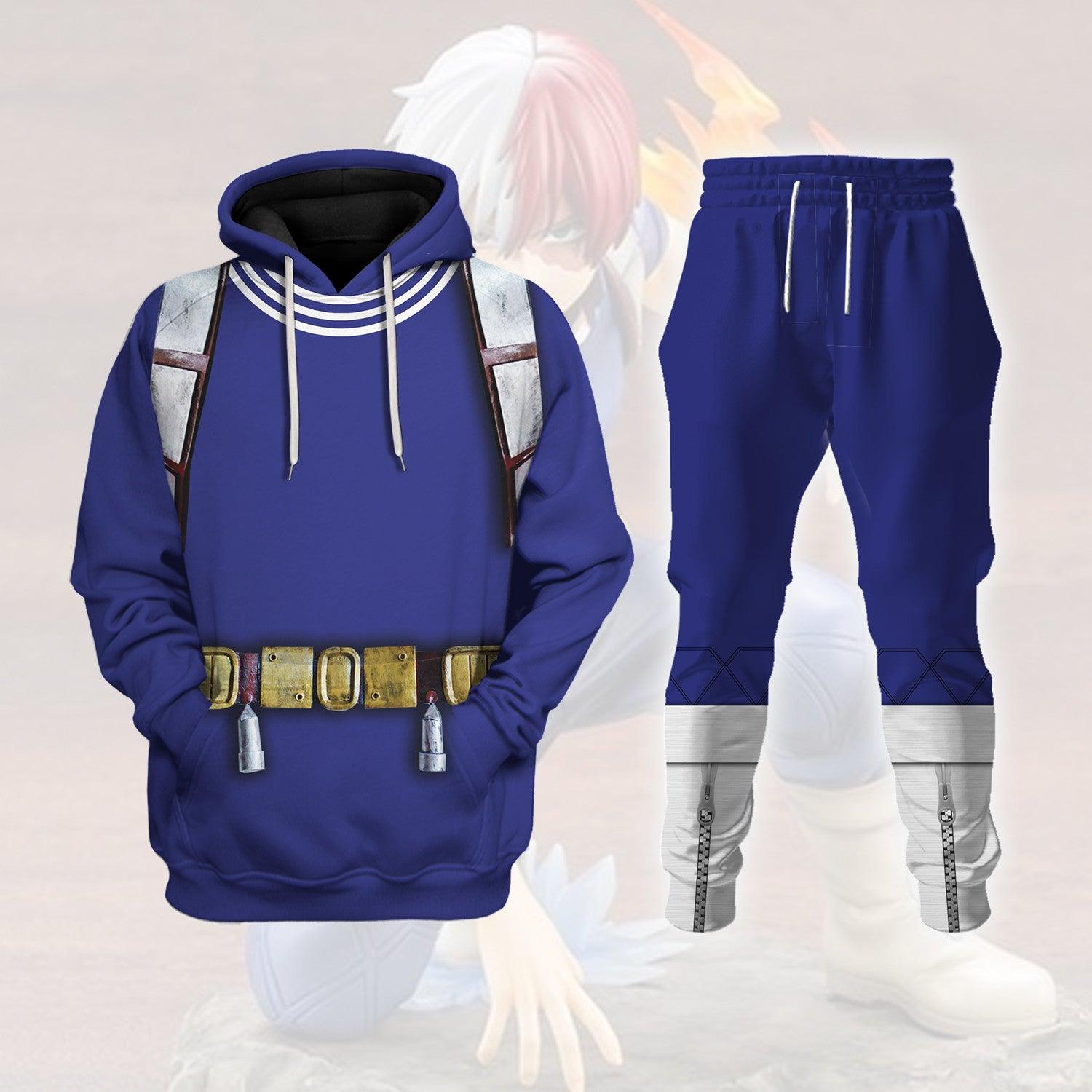 Todoroki My Hero Academia Hoodies T-shirt Sweatpants Apparel - DucG
