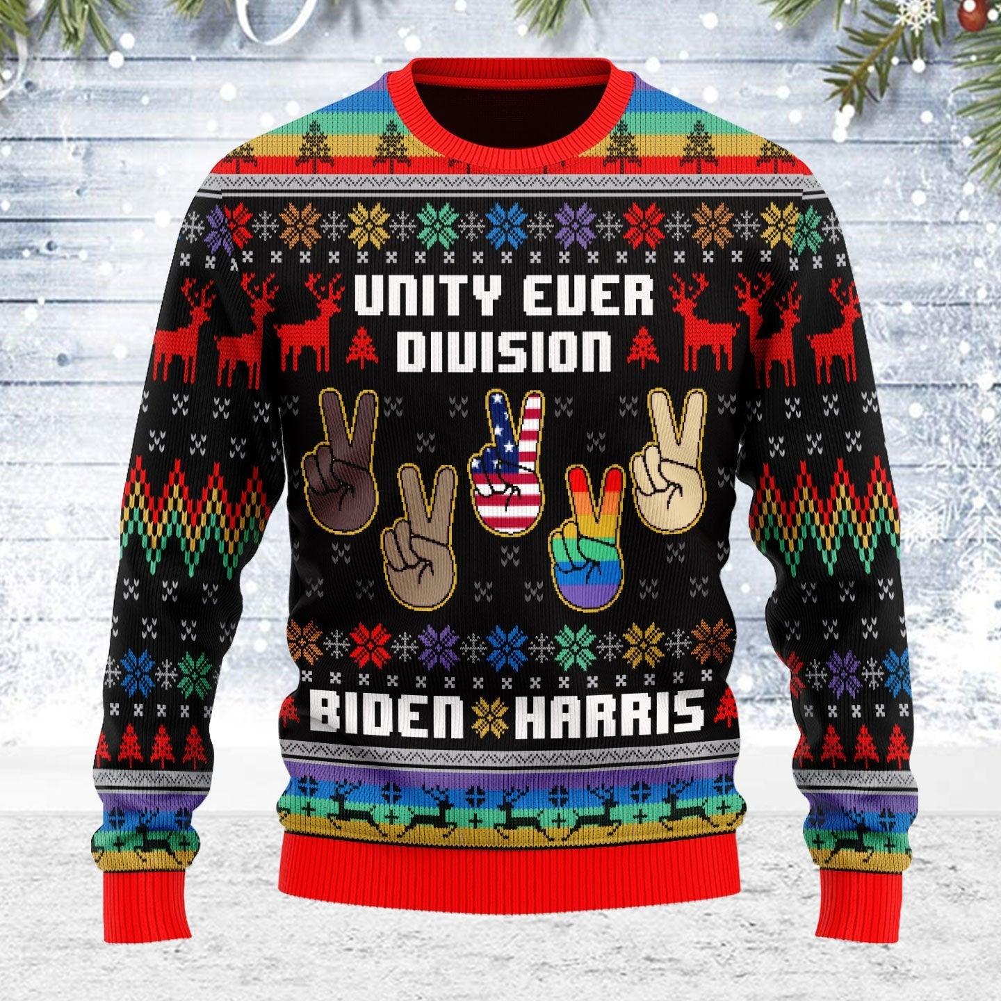 Unity Ever Division Ugly Christmas Sweater - DucG