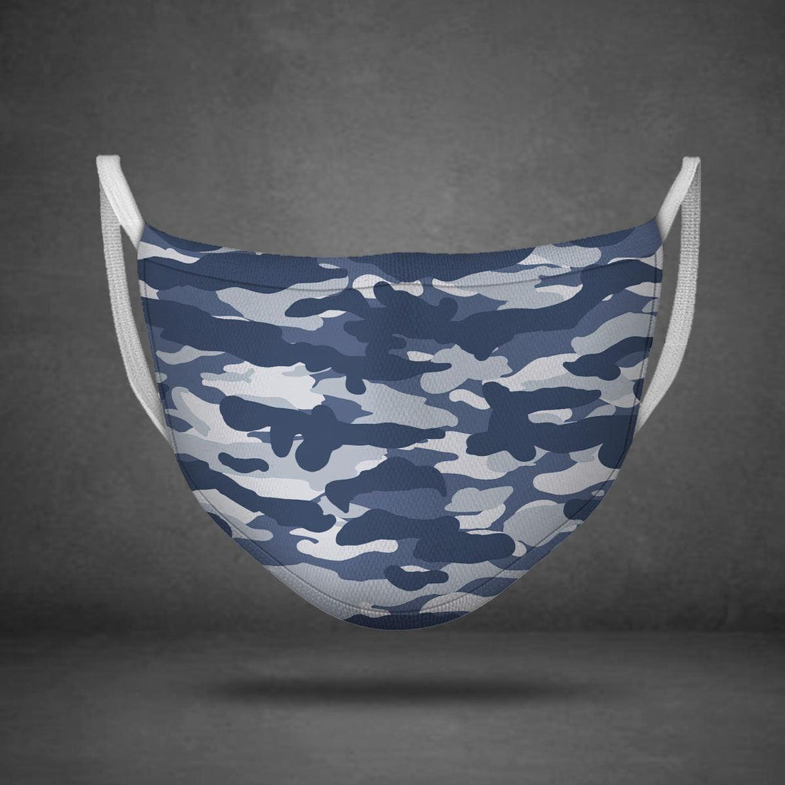 Urban Blue CAMO Face Mask - DucG