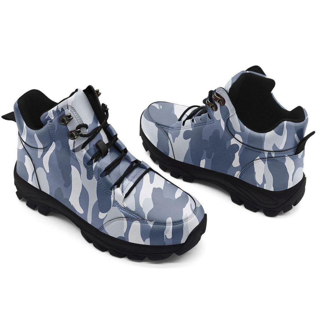 Urban Blue CAMO Hiking Shoes - DucG