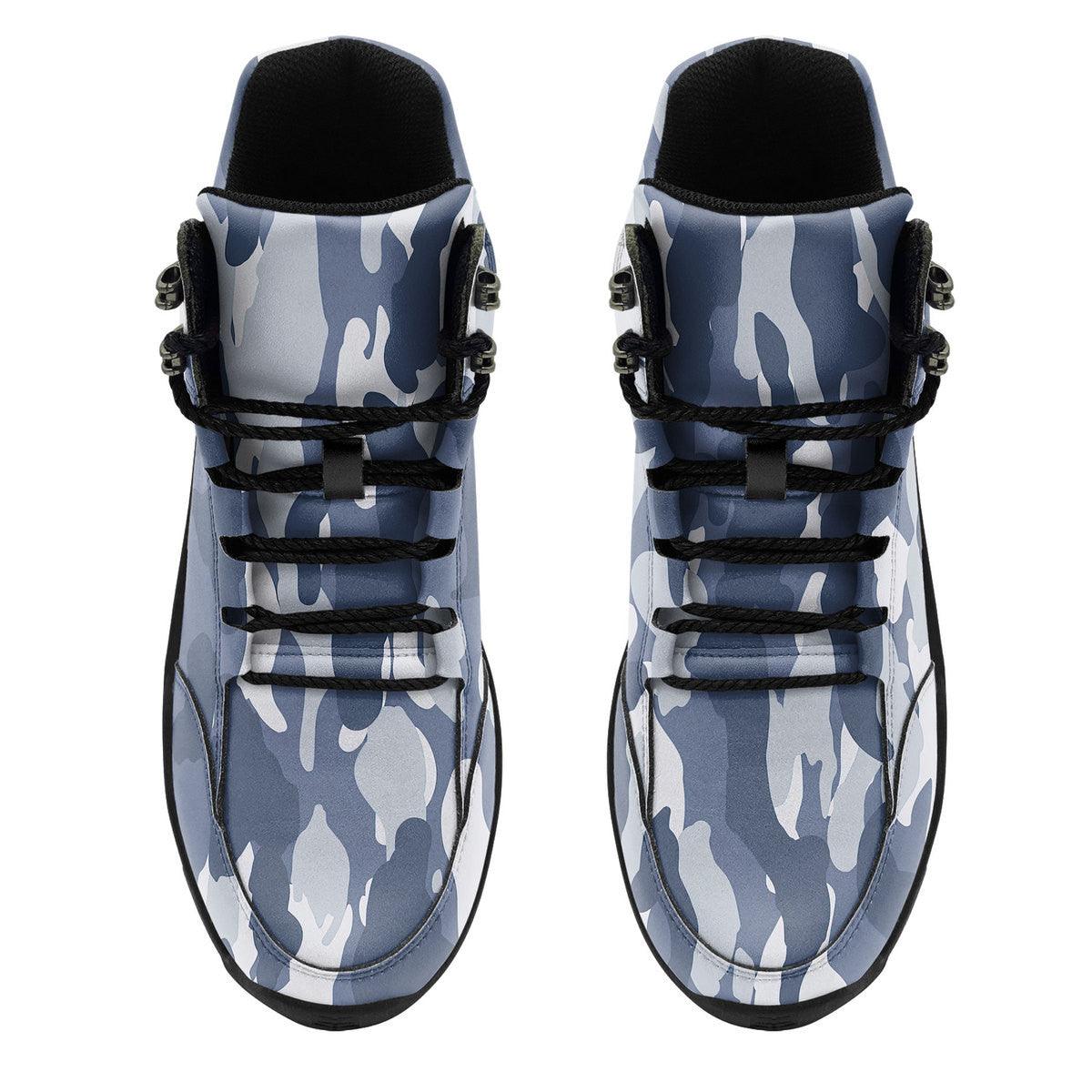 Urban Blue CAMO Hiking Shoes - DucG
