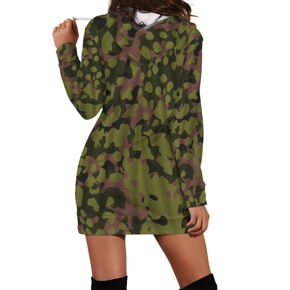 Waffen SS Type II M42 Oakleaf A Smock Dark Variant Dress Hoodie - DucG
