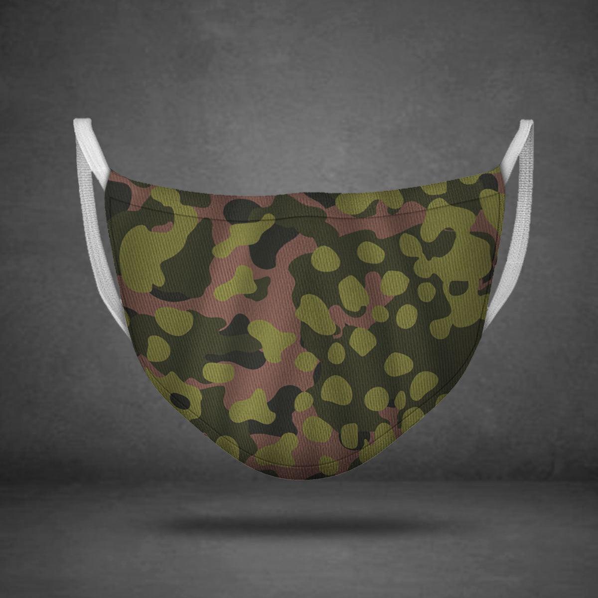 Waffen SS Type II M42 Oakleaf A Smock Dark Variant Face Mask - DucG