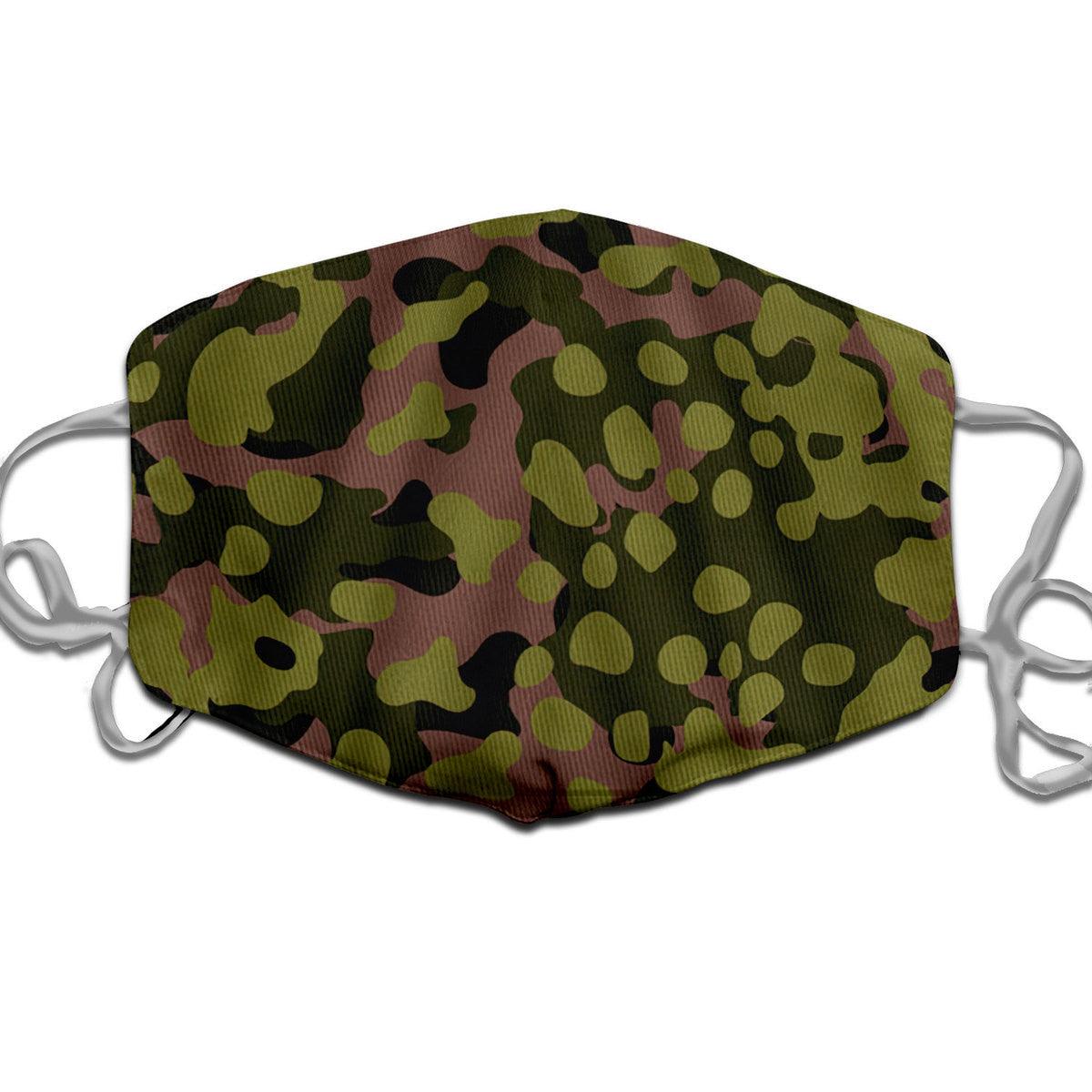 Waffen SS Type II M42 Oakleaf A Smock Dark Variant Face Mask - DucG
