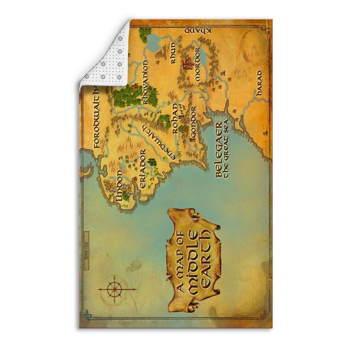 Wars Of The Rings Map Rug - CustomsPig