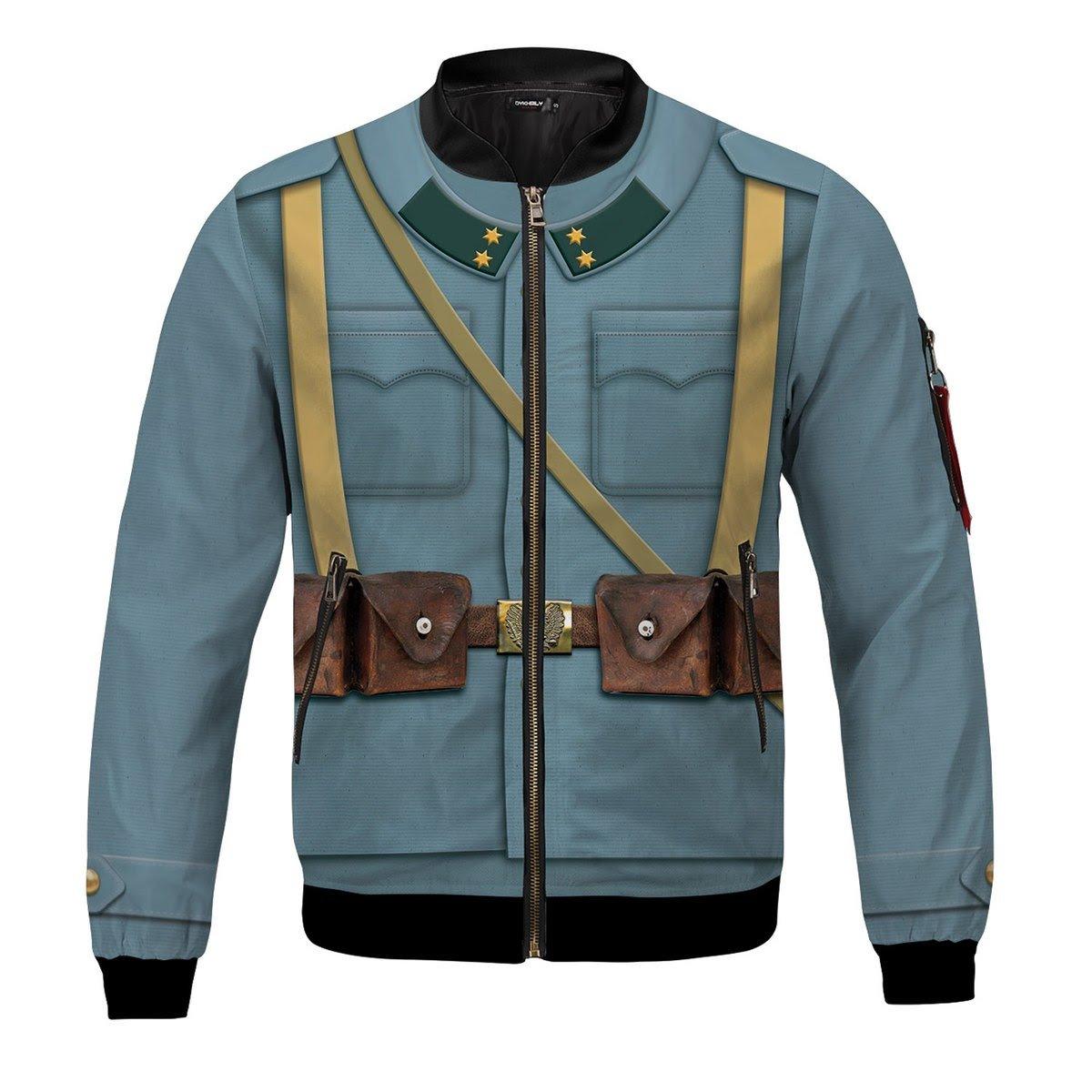 World War 1 Uniforms Austro Hungarian Army Soldiers Bomber Jacket - DucG