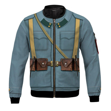 World War 1 Uniforms Austro Hungarian Army Soldiers Bomber Jacket - DucG