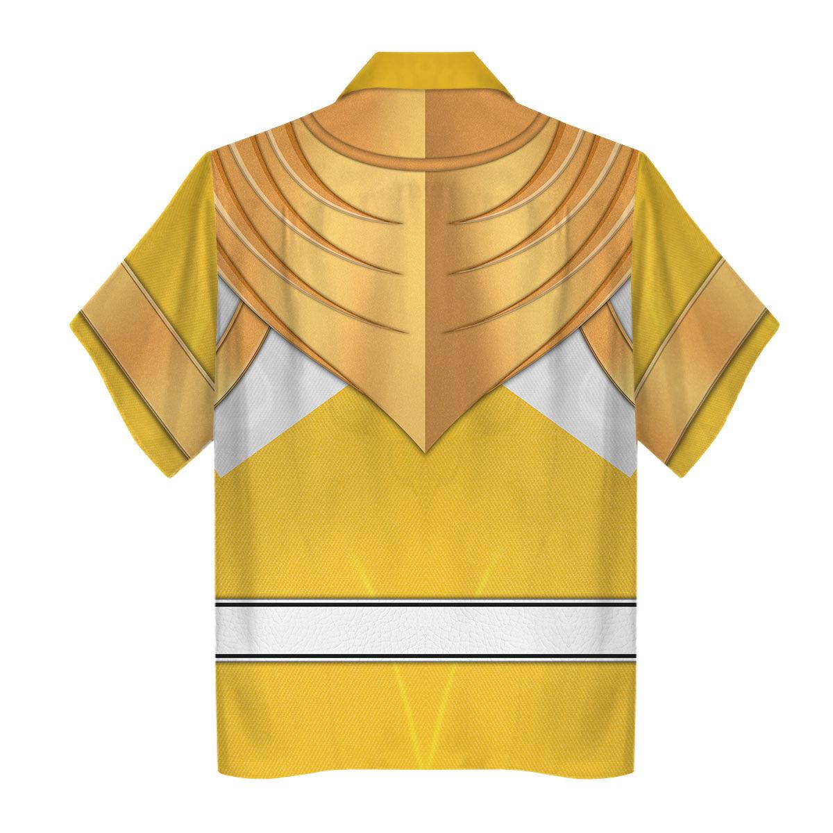 Yellow Ranger Dragon Shield Hoodies Sweatshirt T-shirt Hawaiian Tracksuit -  CustomsPig.com