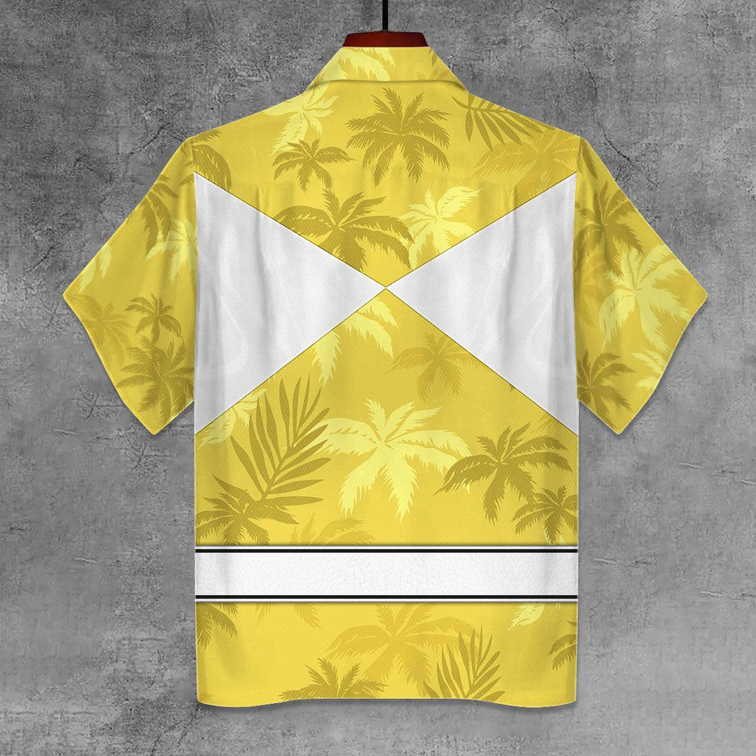 Yellow Ranger x Tommy Vercetti Hawaiian Shirt Beach Shorts - CustomsPig.com