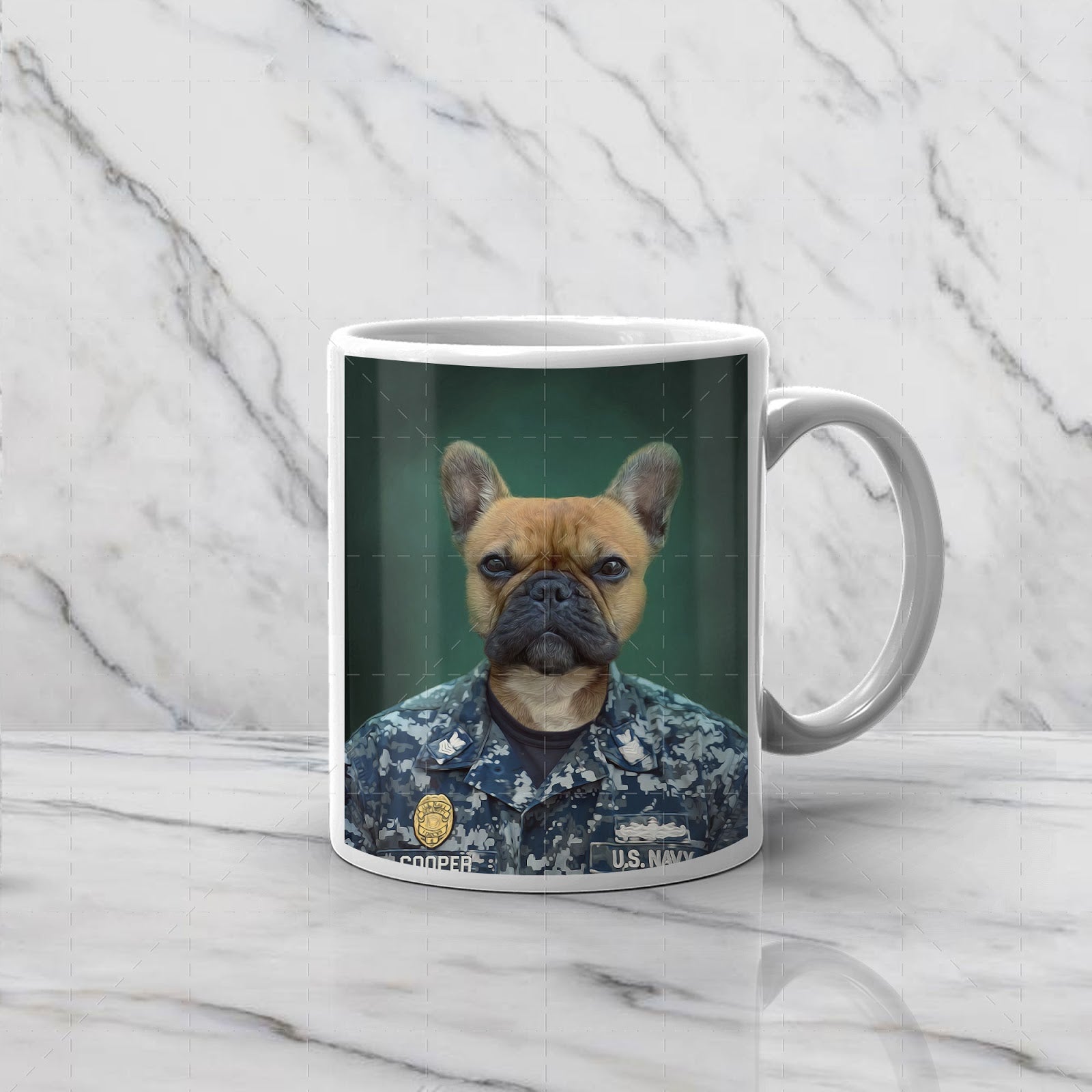 US Navy Army Chef - Custom Pet Mug