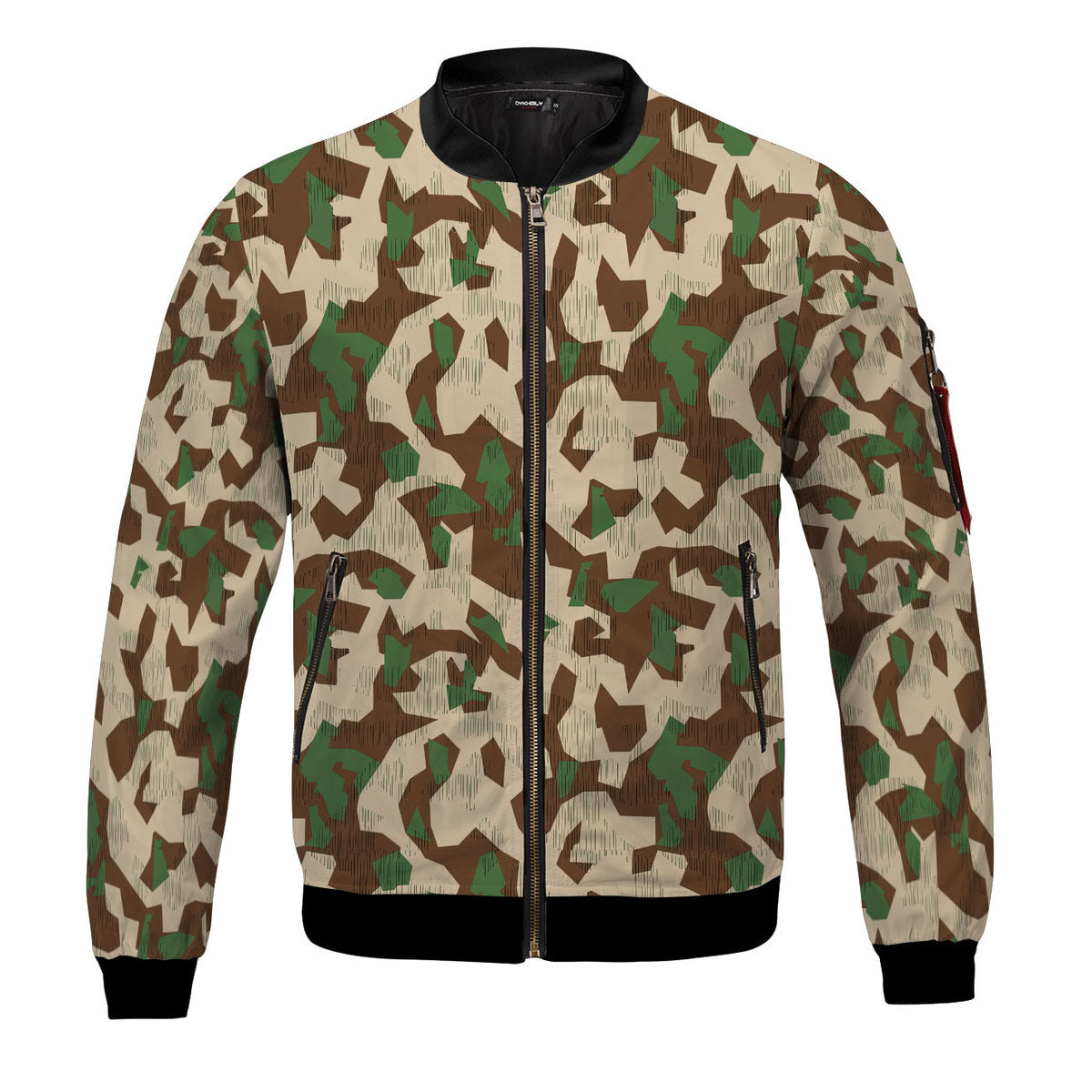 CustomsPig Splittertarnmuster Buntfarbenmuster Germany Wehrmacht Colour Patterns Bomber Jacket