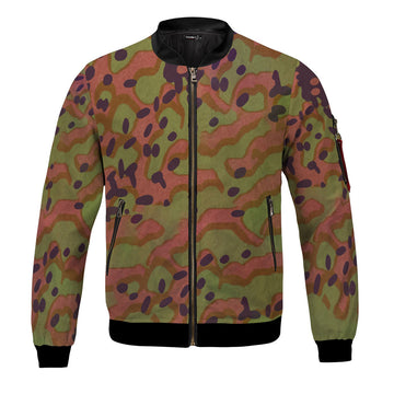CustomsPig Platanenmuster German World War II Camouflage Patterns Bomber Jacket