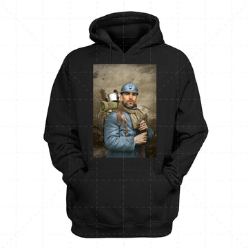 French Soldier Custom 2D Hoodie