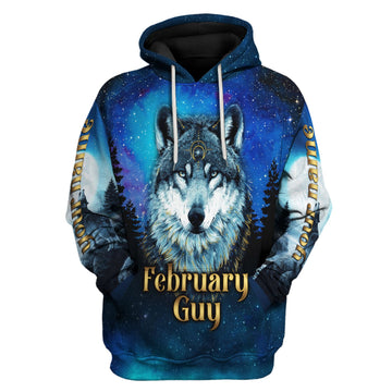 Personalized Tracksuit I Was Born In February All Over Printed