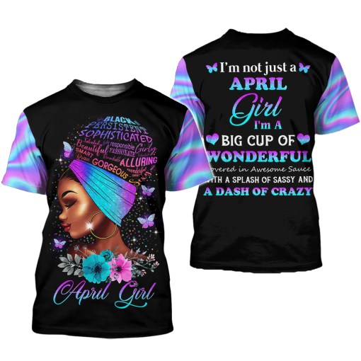April Girl 3D All Over Printed Clothes DHHA110903 - 2