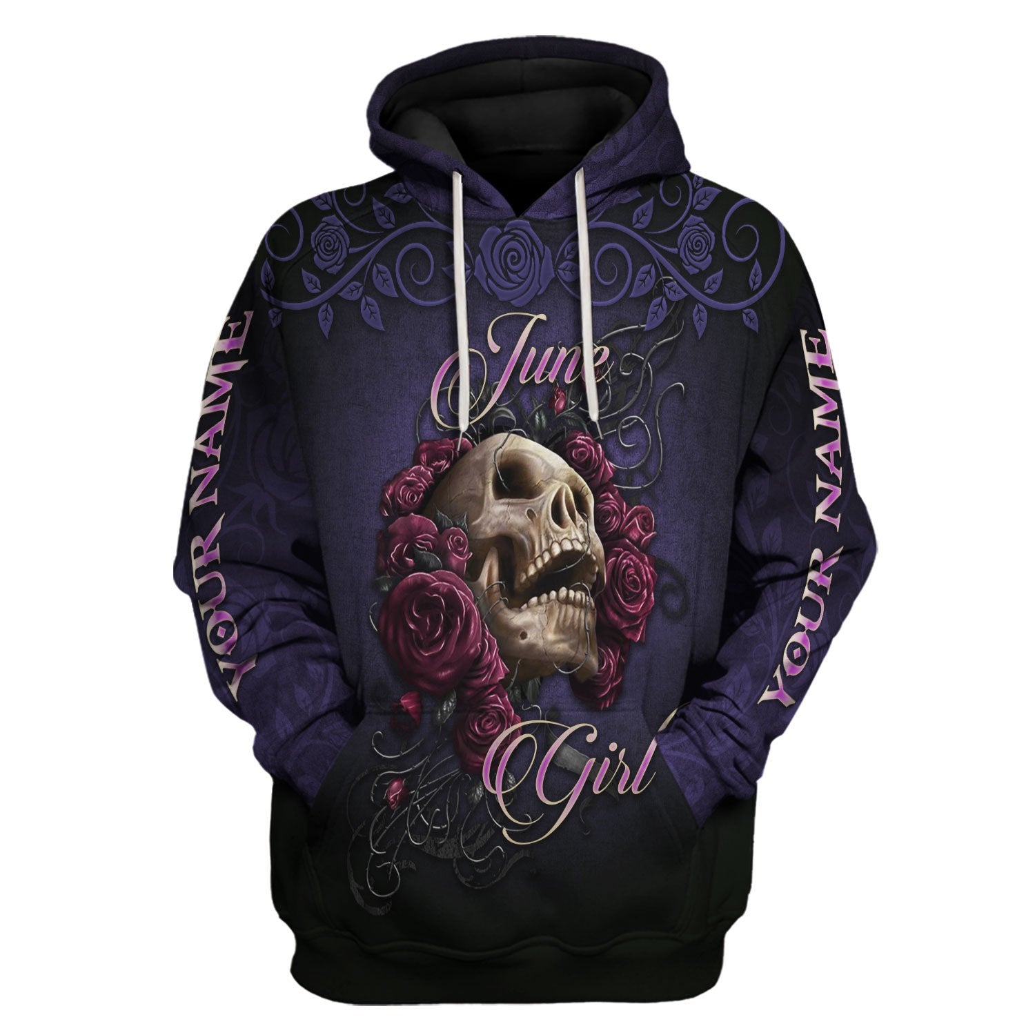 Personalized Tracksuit I'm A June Girl All Over Printed