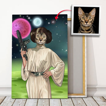 Princess Leia - Custom Pet Canvas