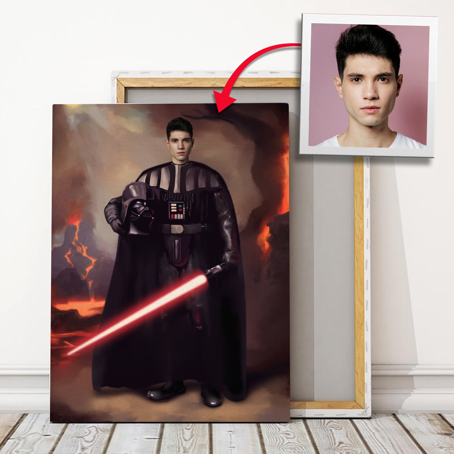 Personalized Canvas Darth Vader