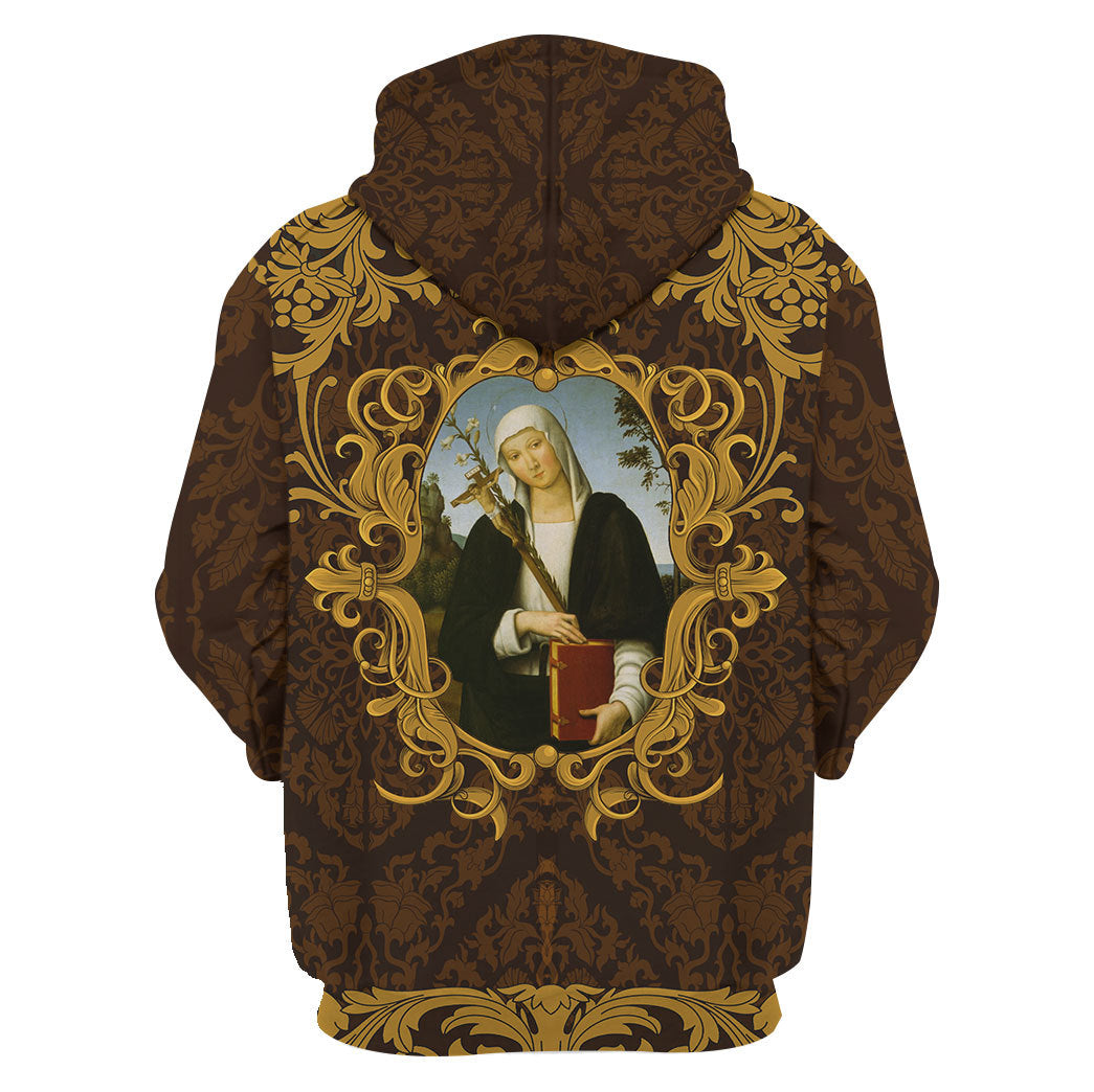 Tracksuit Tops Pullover Sweatshirt Saint Catherine Of Siena 3D Apparel
