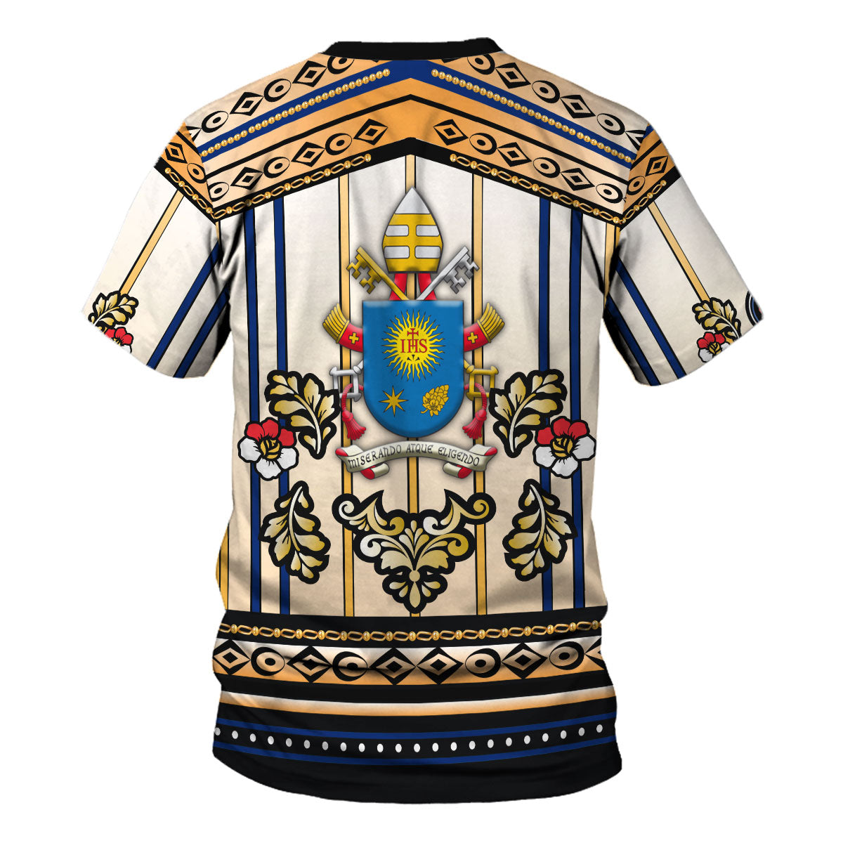 Tracksuit Tops Pullover Sweatshirt Pope Francis Stained Glass 3D Apparel