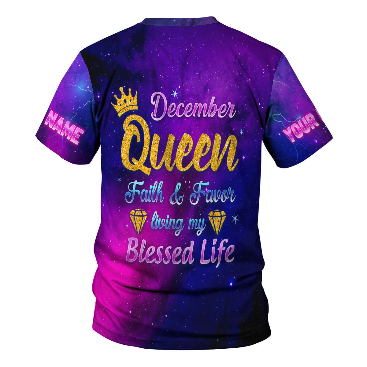 Personalized Tracksuit December Queen All Over Printed