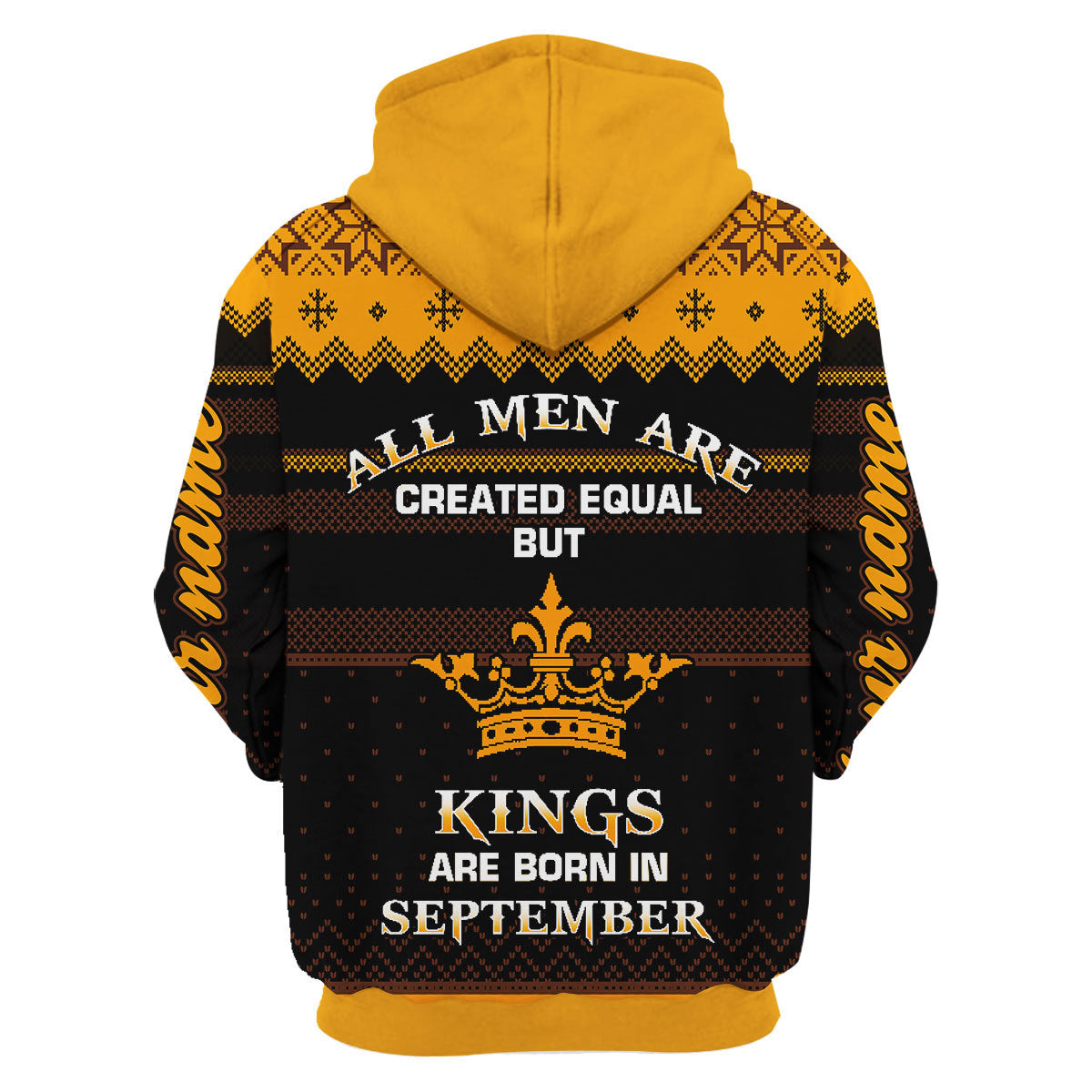 CustomsPig Personalized Hoodie September Guy All Over Printed