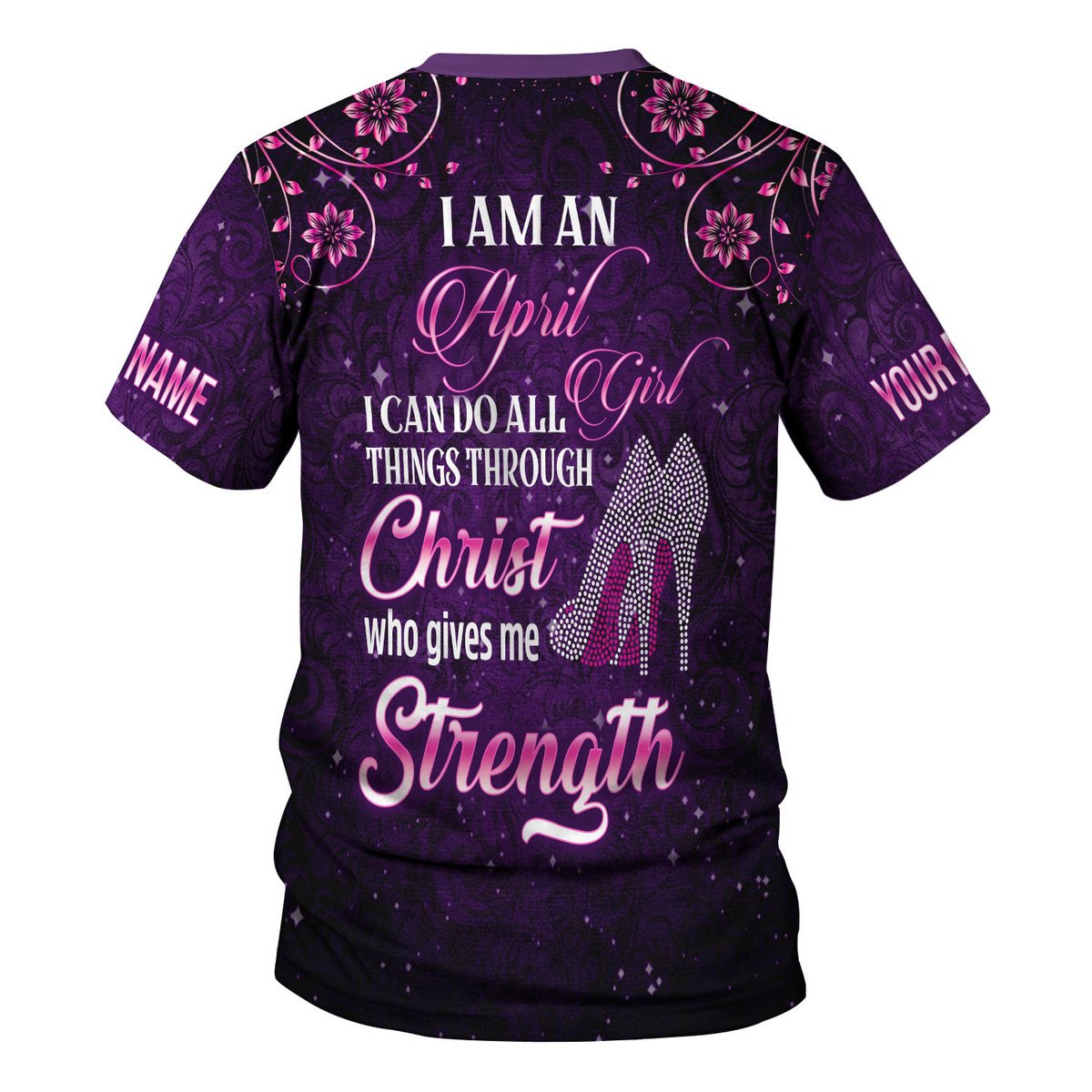 Personalized Tracksuit I Am An April Girl All Over Printed