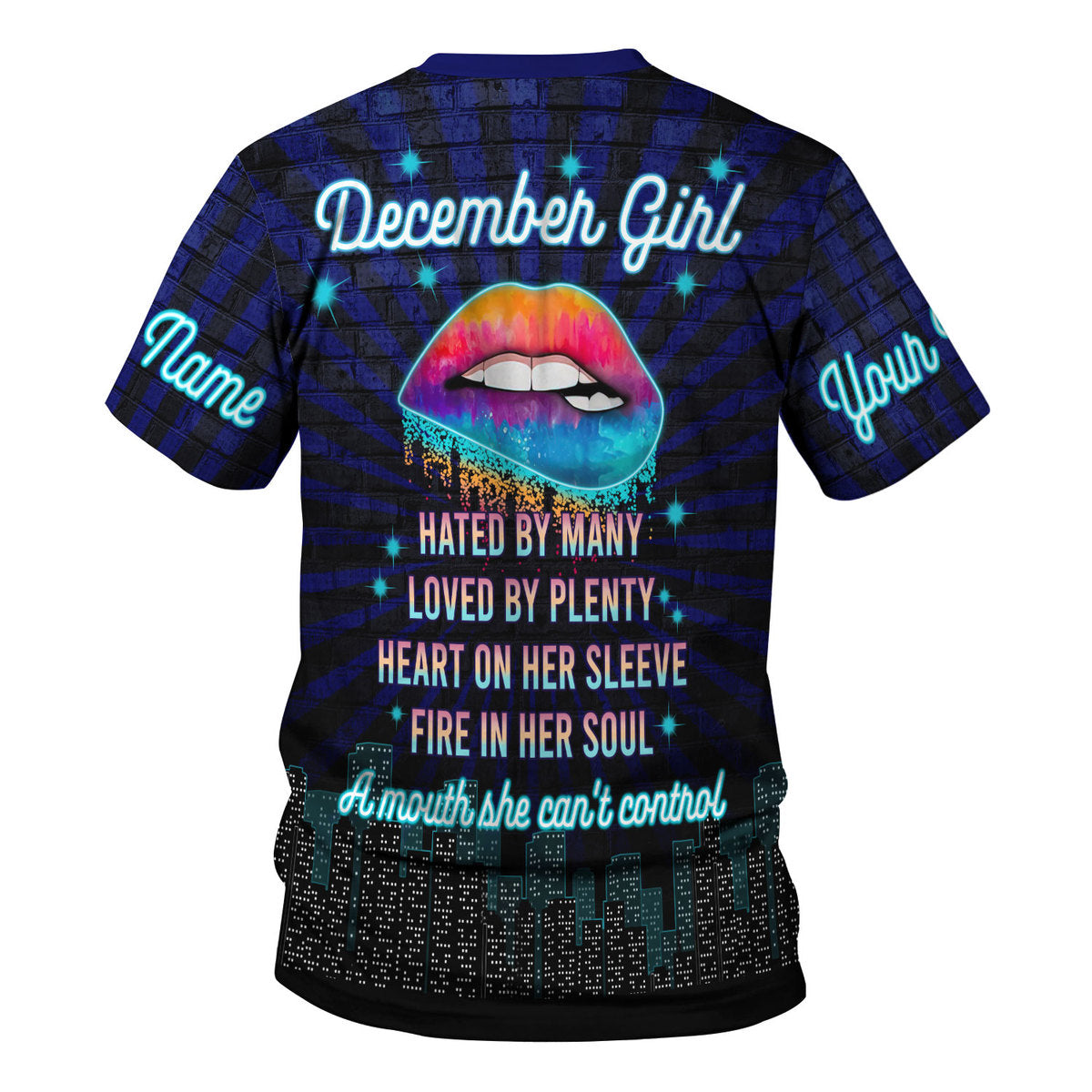 Personalized Tracksuit December Girl All Over Printed