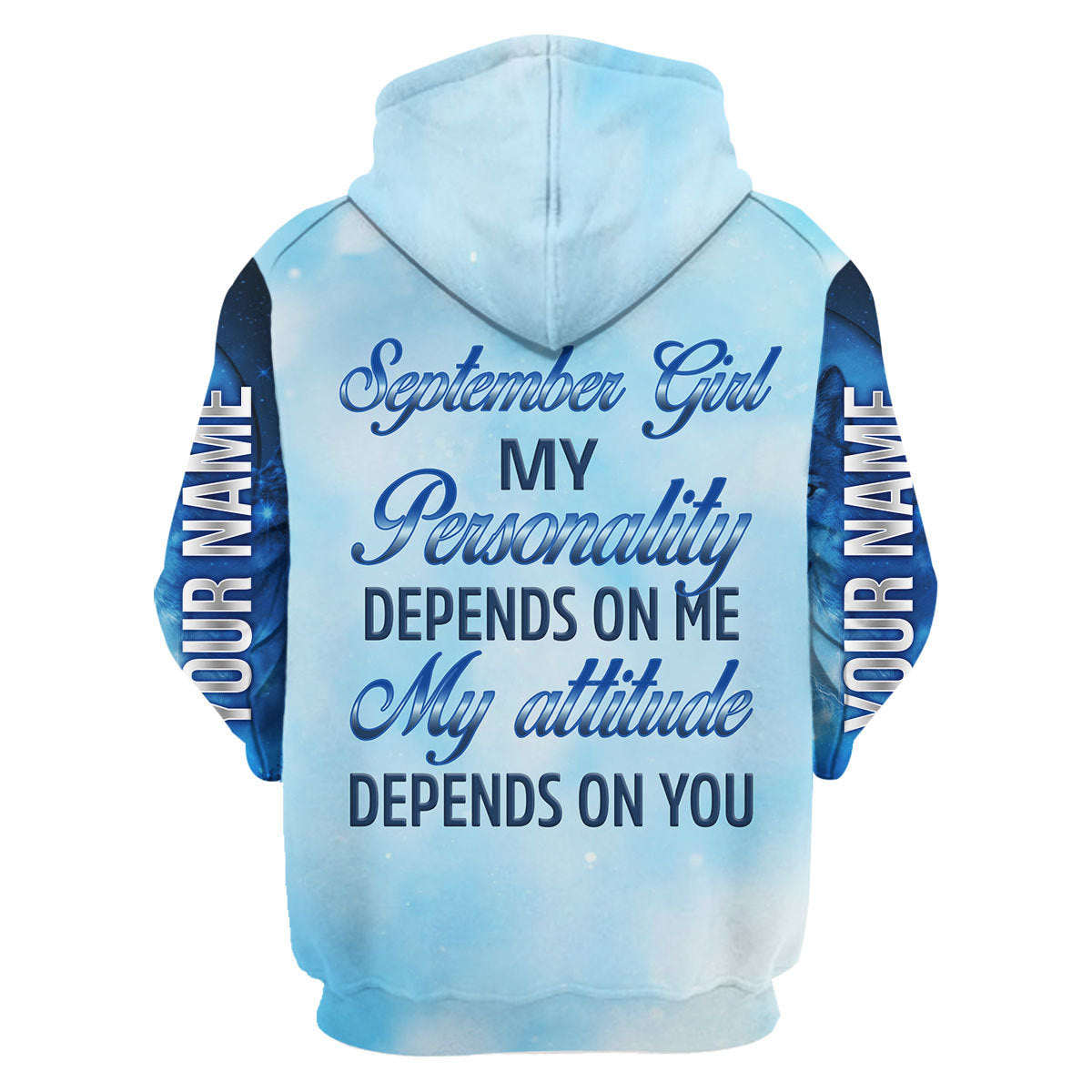 CustomsPig Personalized Tops September Girl All Over Printed