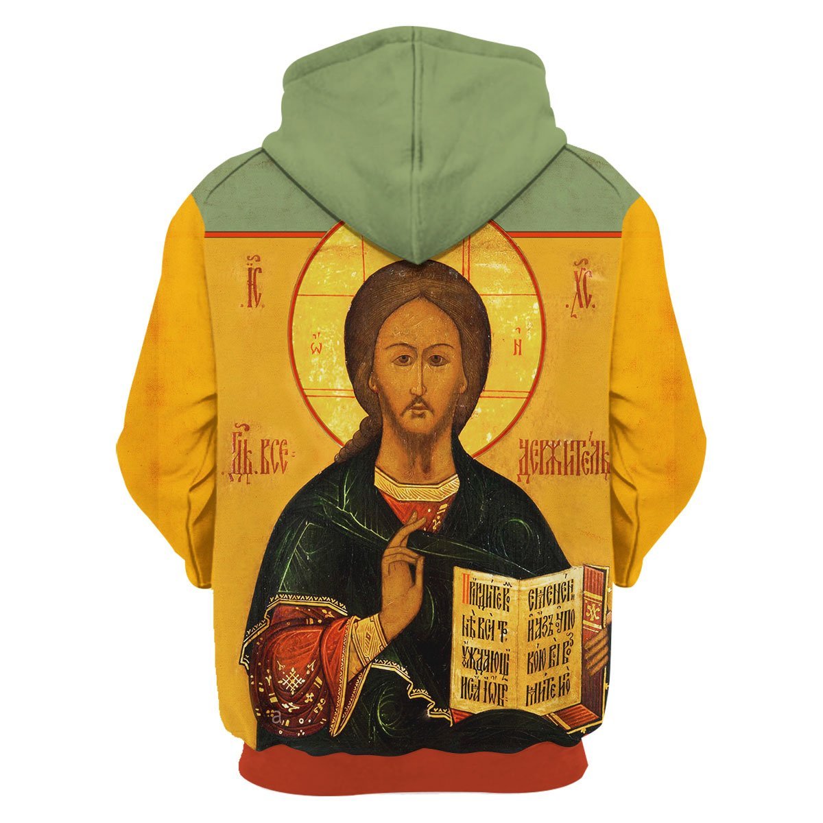 HumansBold Unisex Tops Pullover Sweatshirt Orthodox Jesus 3D Apparel
